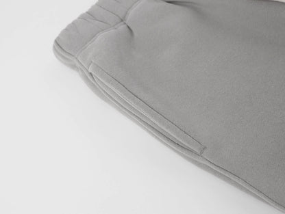360 GSM NORMAL FIT STRAIGHT 'SILVER GRAY' PANTS