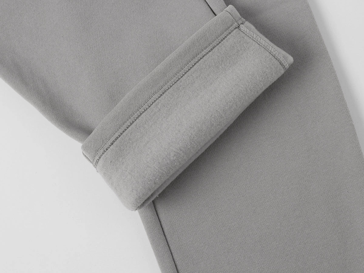 360 GSM NORMAL FIT STRAIGHT 'SILVER GRAY' PANTS