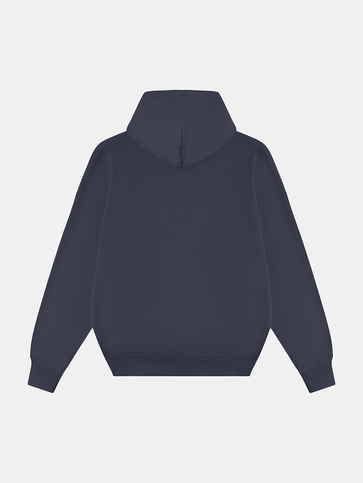 420 GSM CROPPED FIT 'GRAYISH BLUE' HOODIE