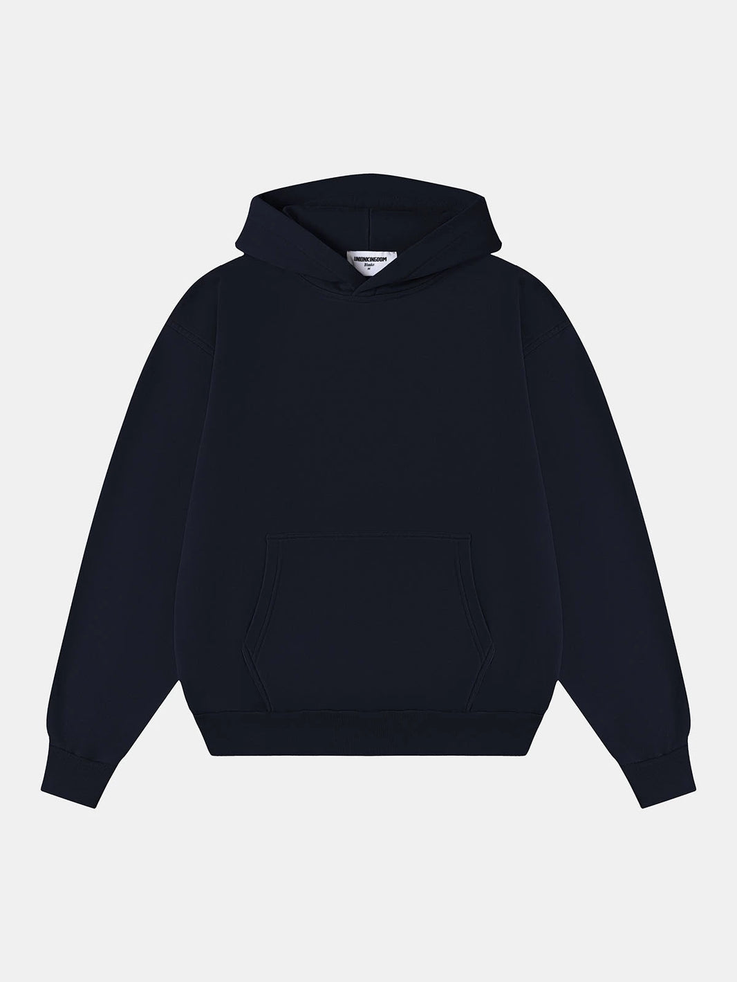 420 GSM CROPPED FIT 'NAVY BLUE' HOODIE