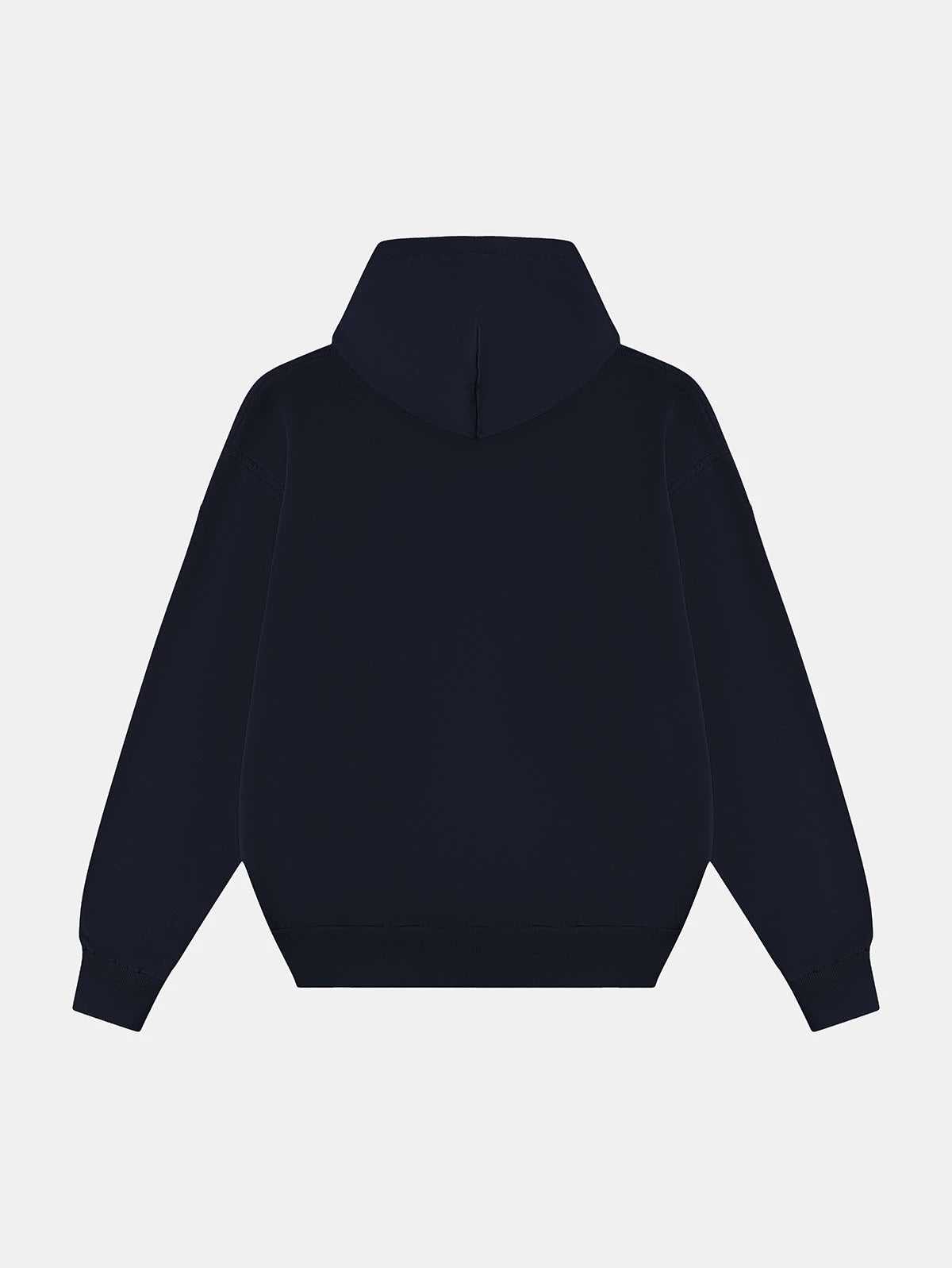 420 GSM CROPPED FIT 'NAVY BLUE' HOODIE