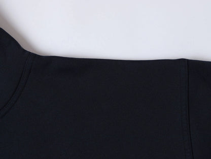 420 GSM CROPPED FIT 'NAVY BLUE' HOODIE