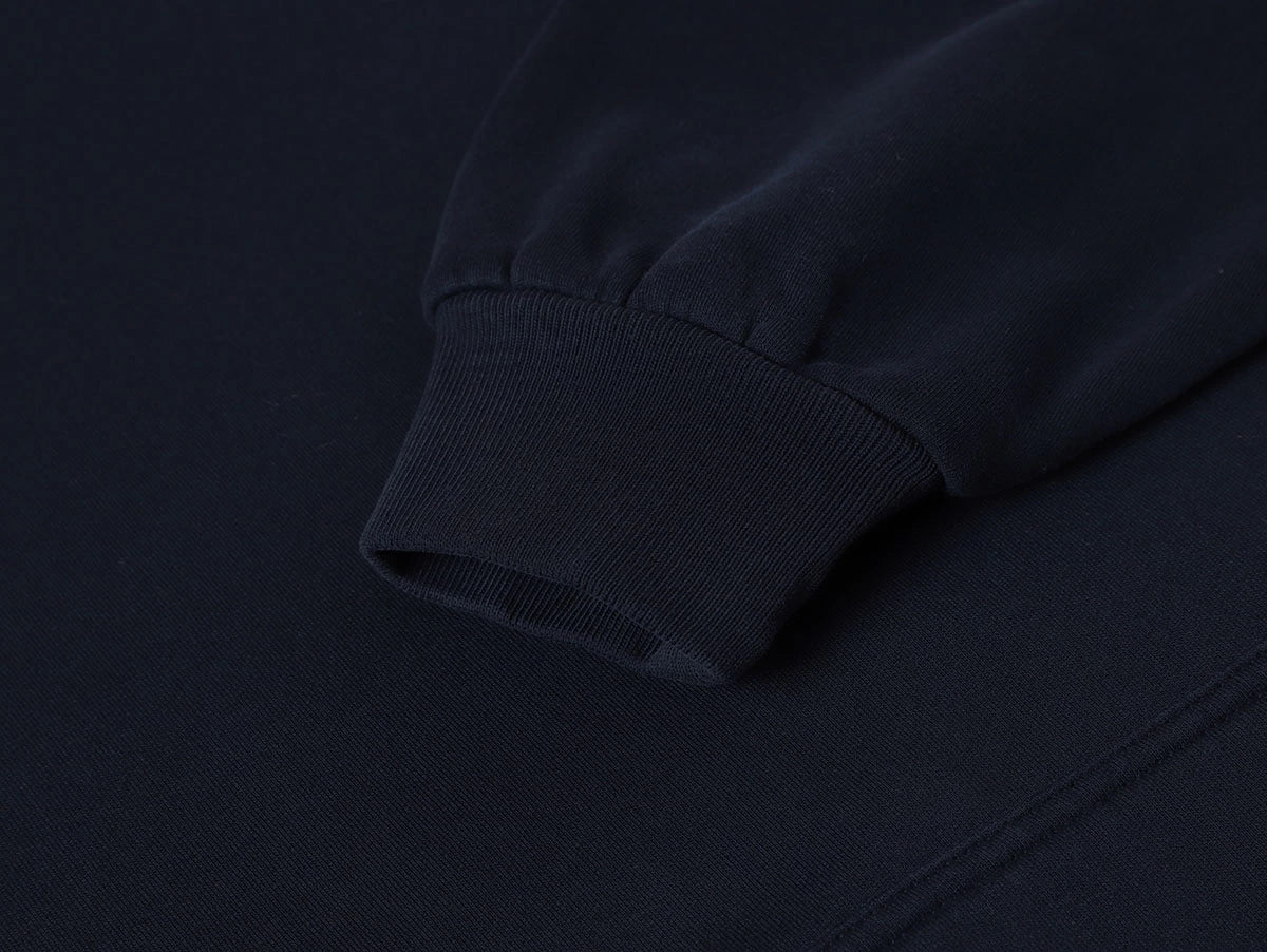 420 GSM CROPPED FIT 'NAVY BLUE' HOODIE