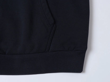 420 GSM CROPPED FIT 'NAVY BLUE' HOODIE