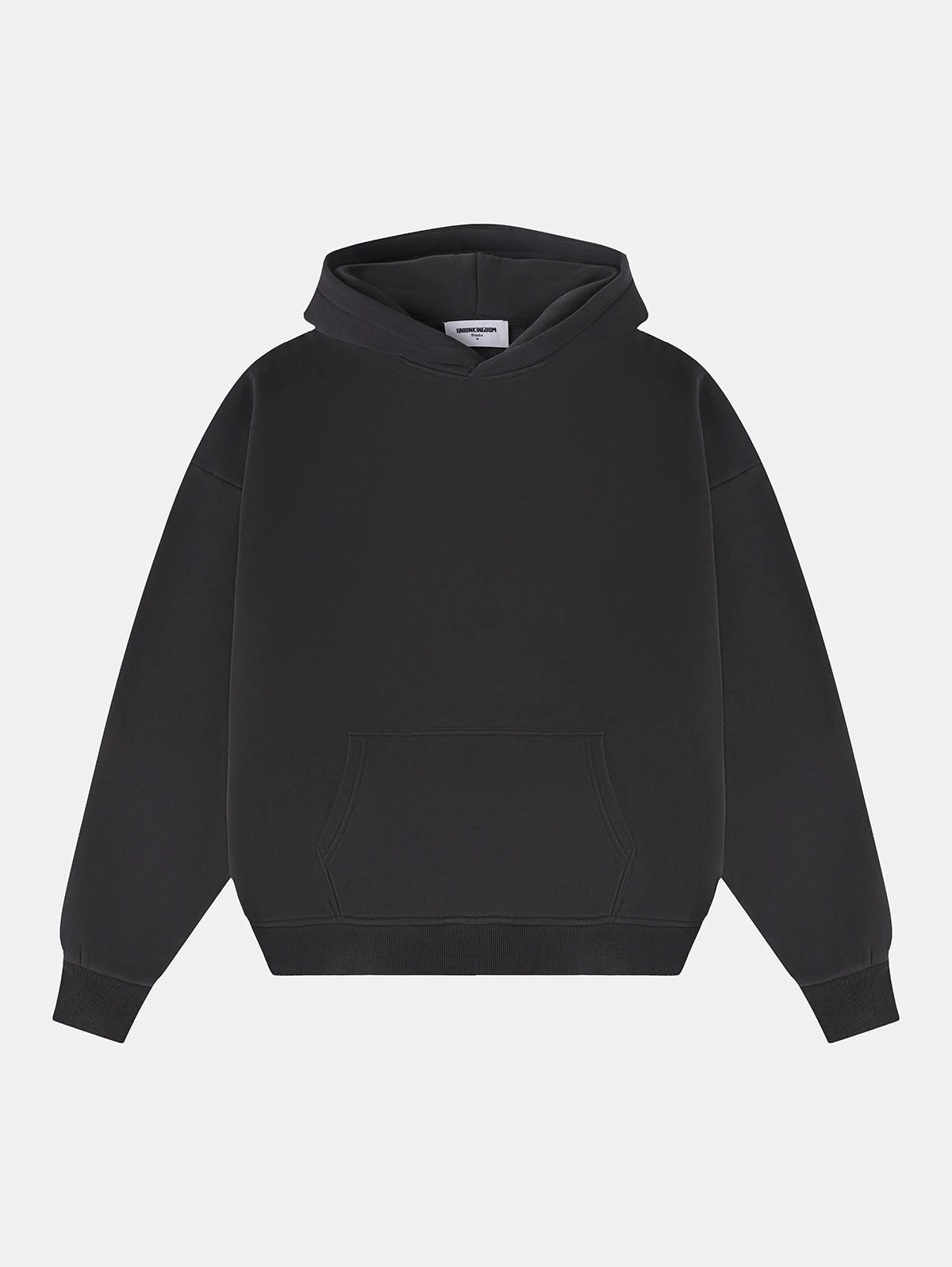 360 GSM CROPPED FIT 'DARK GRAY' HOODIE