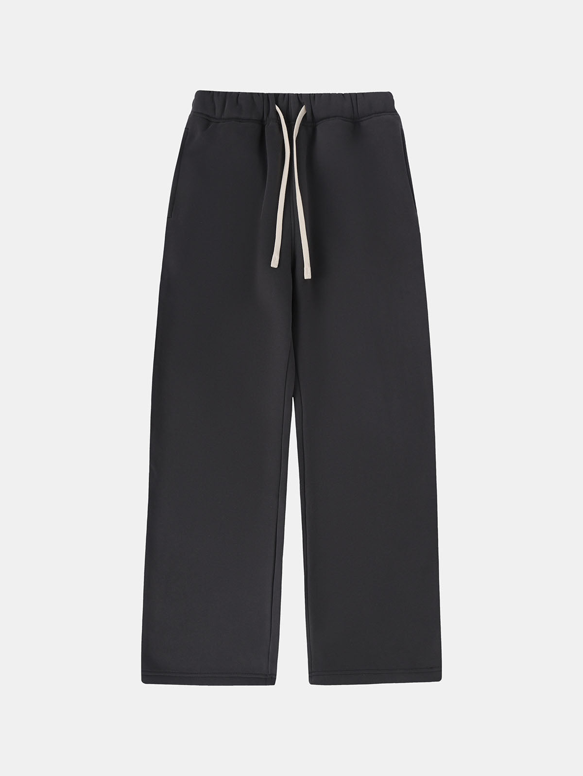 360 GSM NORMAL FIT STRAIGHT 'DARK GRAY' PANTS