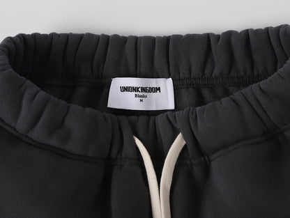 360 GSM NORMAL FIT STRAIGHT 'DARK GRAY' PANTS
