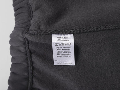 360 GSM NORMAL FIT STRAIGHT 'DARK GRAY' PANTS