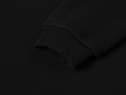 450 GSM CROPPED FIT 'BLACK' HOODIE