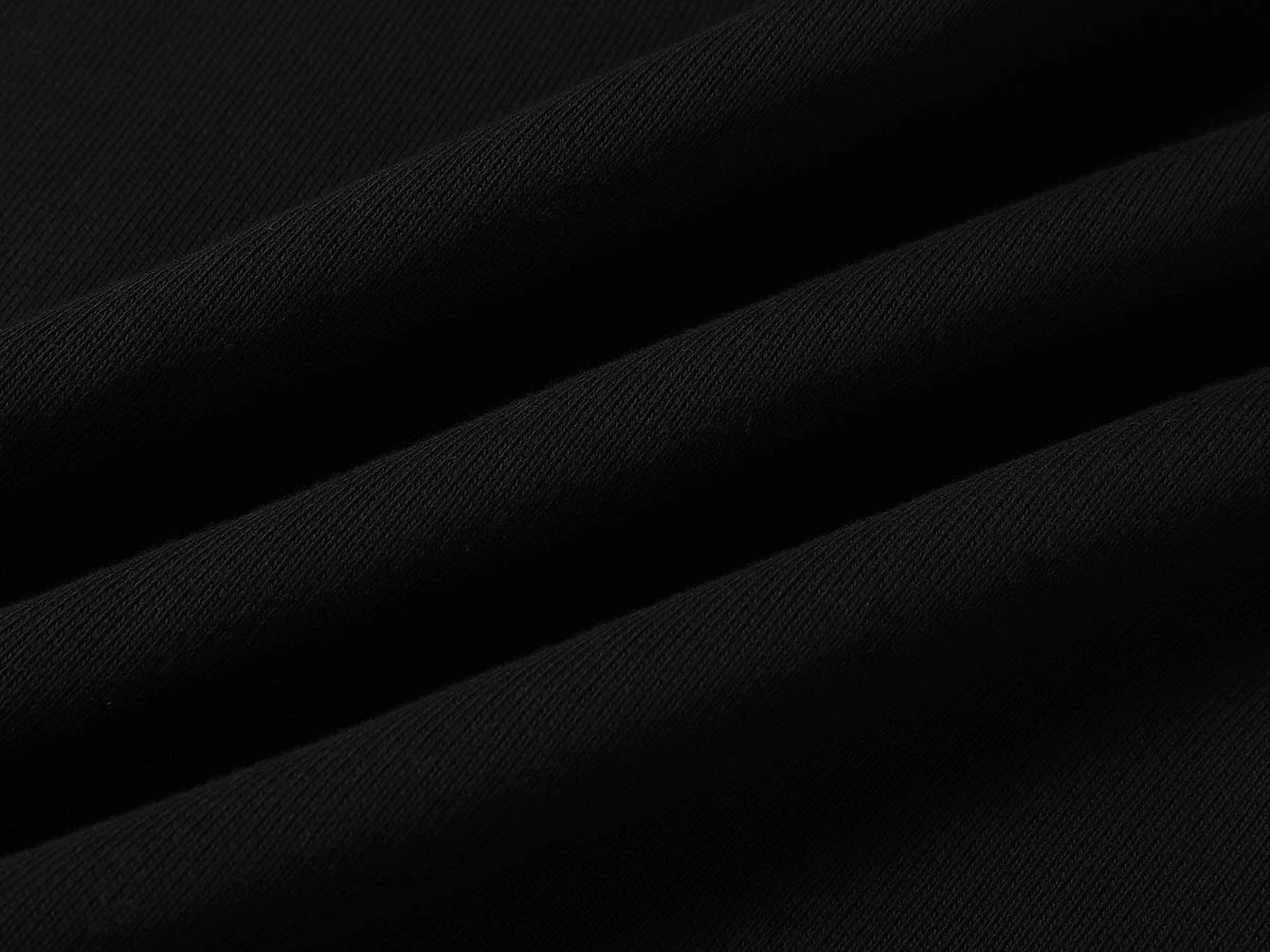 450 GSM CROPPED FIT 'BLACK' HOODIE